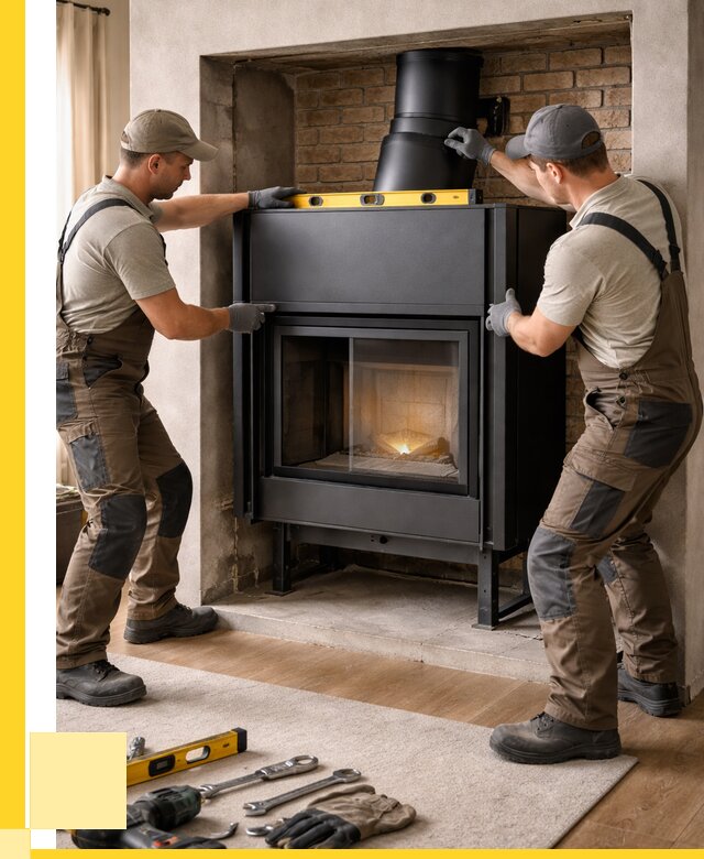 Установка каминных топок в Пятигорске под ключ от 18491 р. | ЭриданПтг