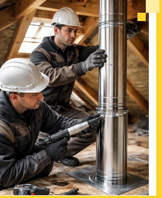 Монтаж дымоходов для каминов в Пятигорске с гарантией качества