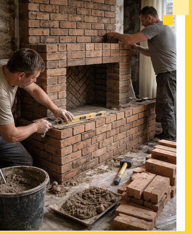 Изготовление и установка кирпичных каминов в Пятигорске