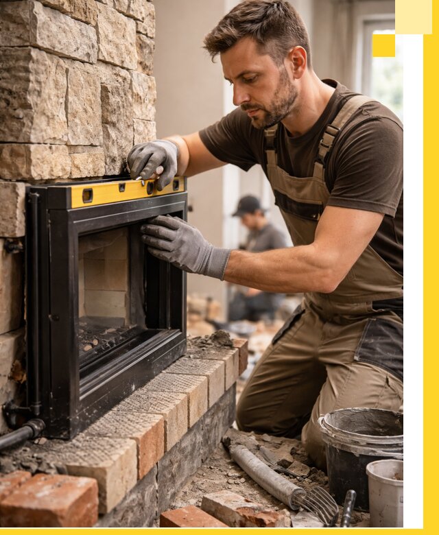 Дровяные камины под ключ в Пятигорске: монтаж, обустройство