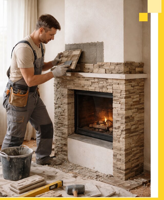 Изготовление и монтаж каминов для дома под ключ в Пятигорске