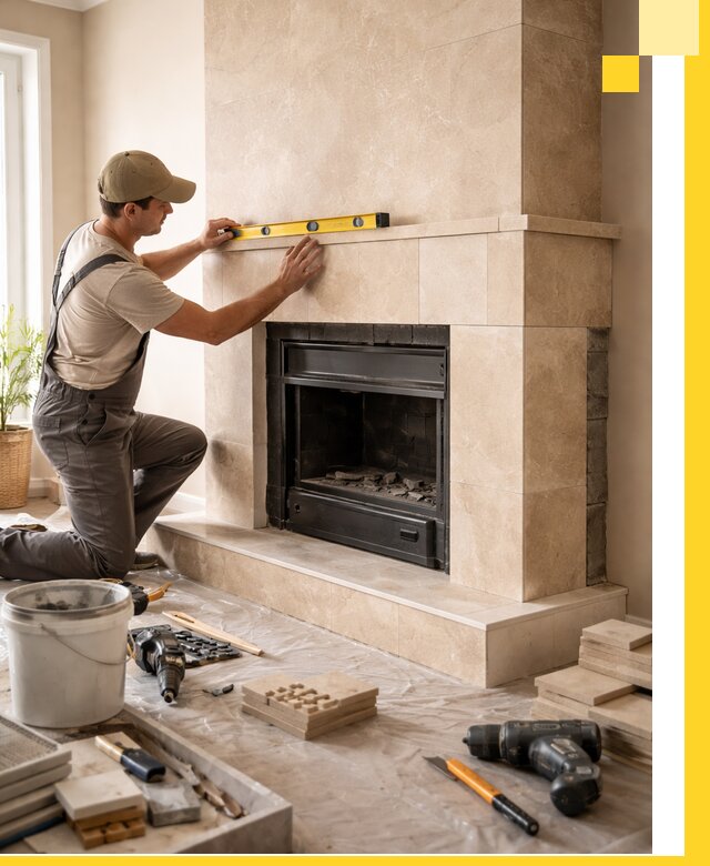 Установка и монтаж каминов в частном доме под ключ в Пятигорске