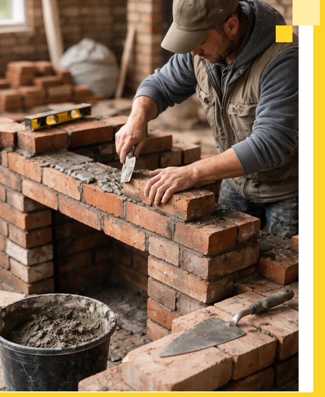 Кладка каминов под ключ в Пятигорске профессиональная отделка и монтаж