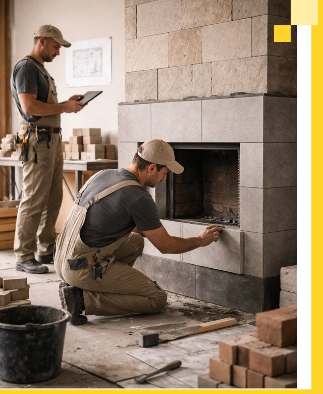 Индивидуальные проекты каминов и каминных систем в Пятигорске