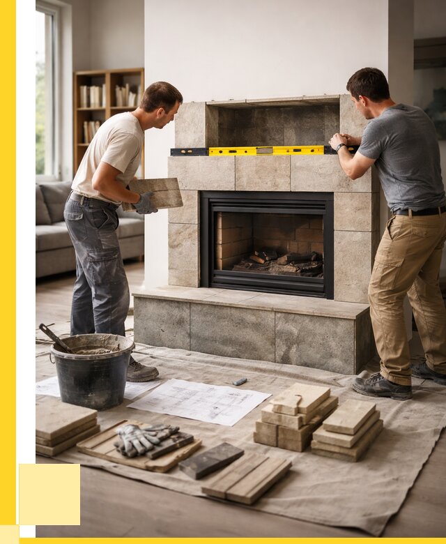 Монтаж каминов и установка в Пятигорске от 46229 р. | ЭриданПтг