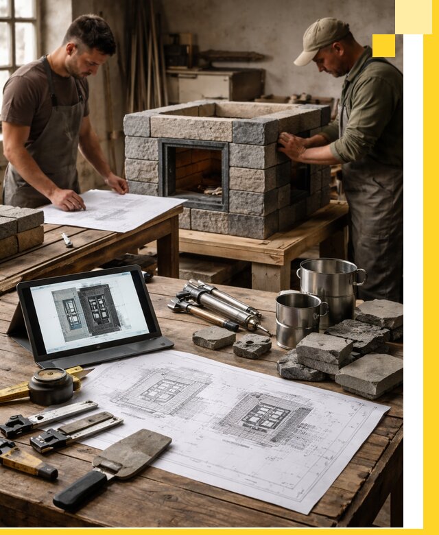 Разработка проектов печей с согласованием и монтажом в Пятигорске