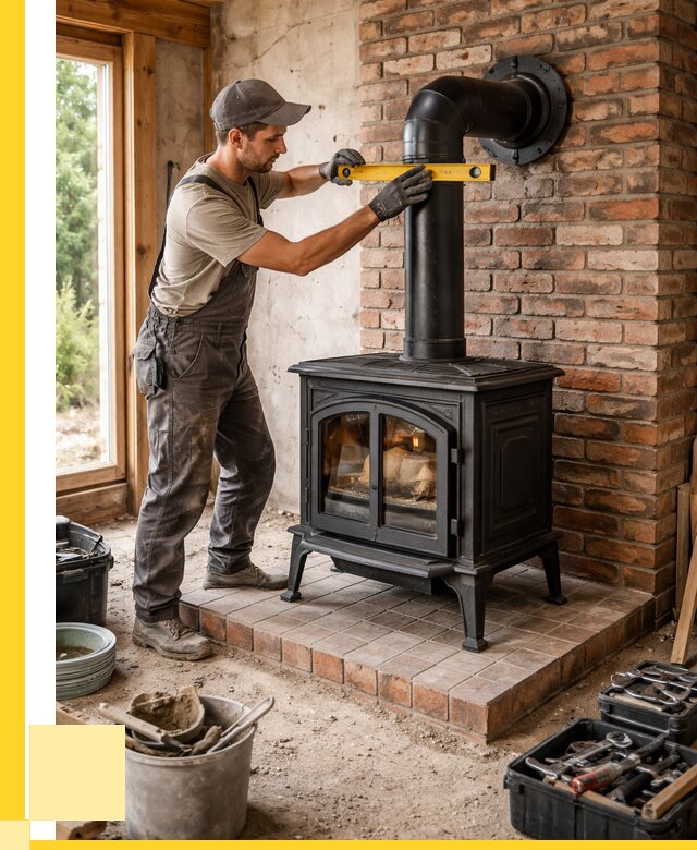 Монтаж печей установка банной печи в Пятигорске от 15410 р. | ЭриданПтг