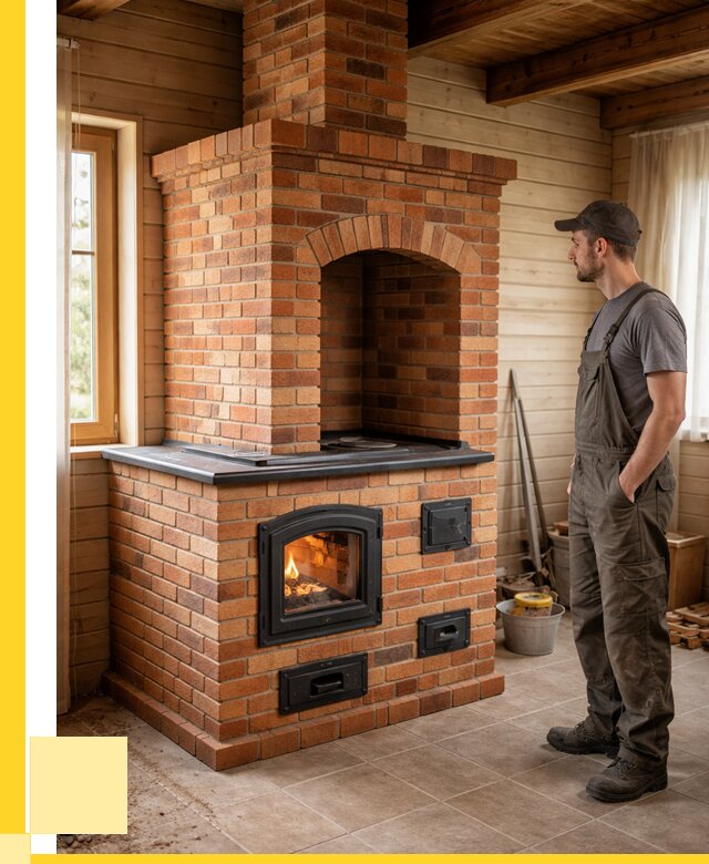 Кирпичные печи в Пятигорске: купить от 154095 р. | ЭриданПтг