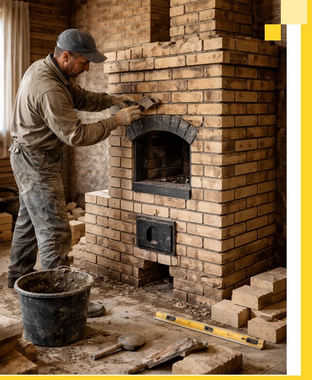 Кирпичные печи под ключ в Пятигорске: проектирование и кладка