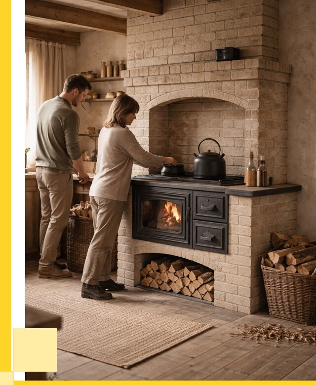 Печи с плитой в Пятигорске от 46229 р. | ЭриданПтг — кирпичная печь