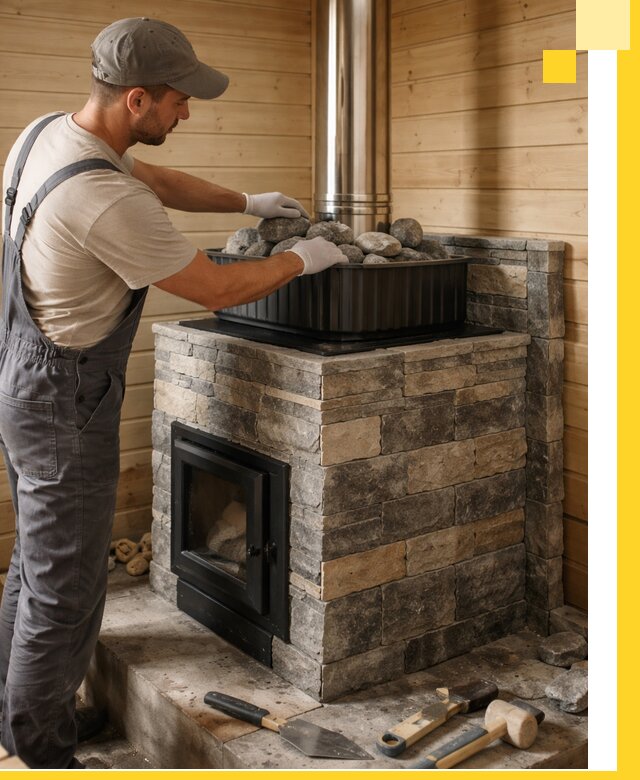 Печи для парной в Пятигорске, производство, монтаж и обслуживание