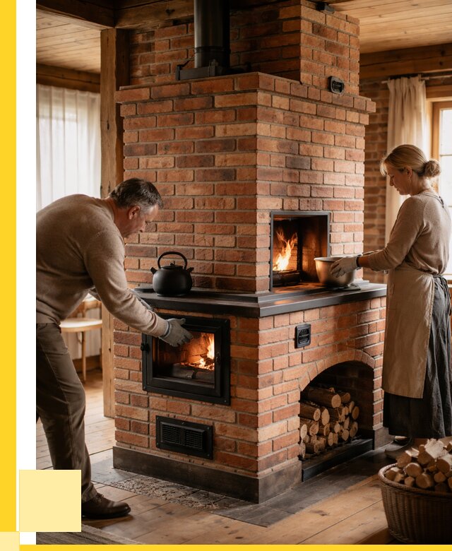 Печи для загородного дома под ключ в Пятигорске от 82184 р. | ЭриданПтг