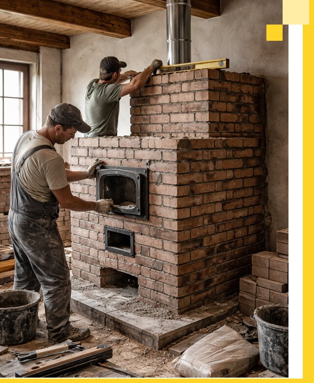 Печи для загородного дома под ключ в Пятигорске — монтаж и сервис