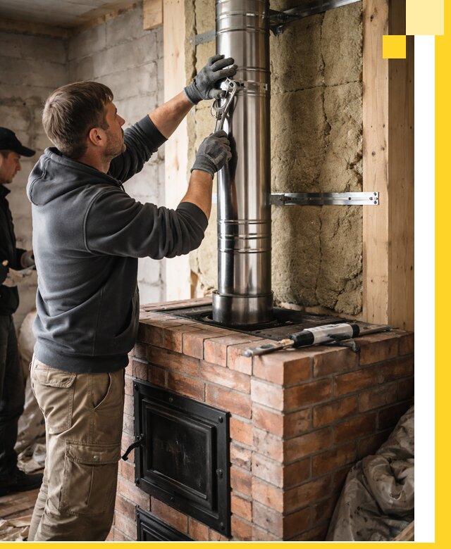 Изготовление и монтаж печей и дымоходов под ключ в Пятигорске