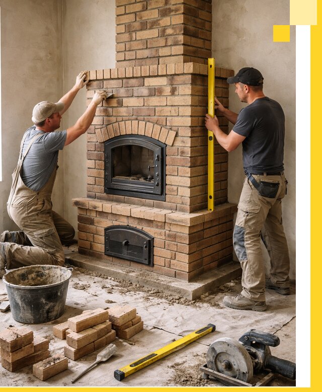 Продажа и установка печей и каминов для дома под ключ в Пятигорске