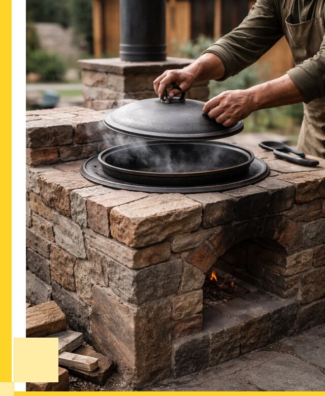 Печи для казана в Пятигорске по цене от 18491 р. | ЭриданПтг