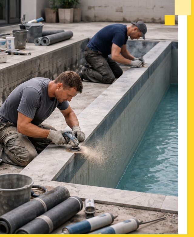 Профессиональный ремонт бассейнов под ключ в Пятигорске