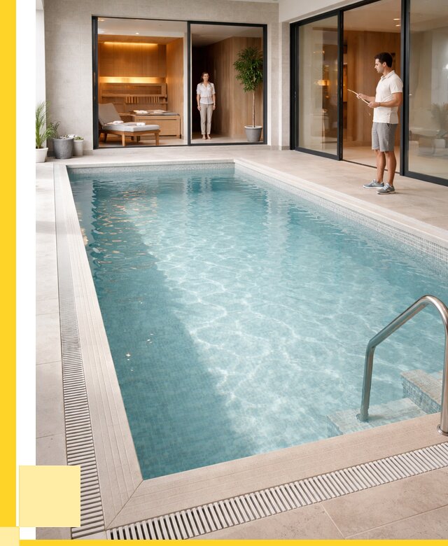 Отделка бассейна пленкой ПВХ в Пятигорске от 3596 р. - ЭриданПтг