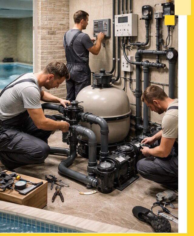 Комплексное оборудование для бассейнов под ключ в Пятигорске