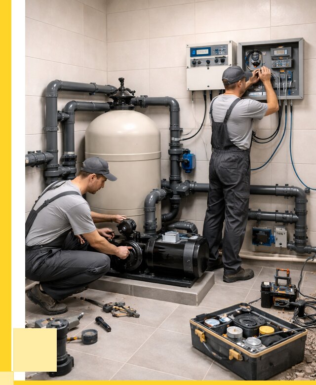 Монтаж оборудования для бассейнов в Пятигорске от 41092 р. | ЭриданПтг