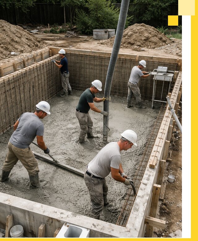 Строительство бетонных бассейнов под ключ в Пятигорске