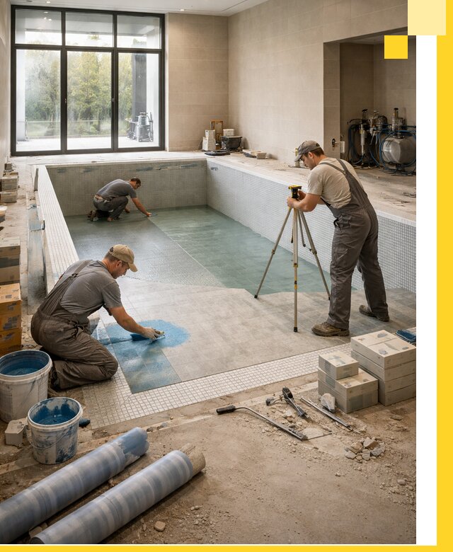 Проект и строительство закрытых бассейнов в Пятигорске под ключ