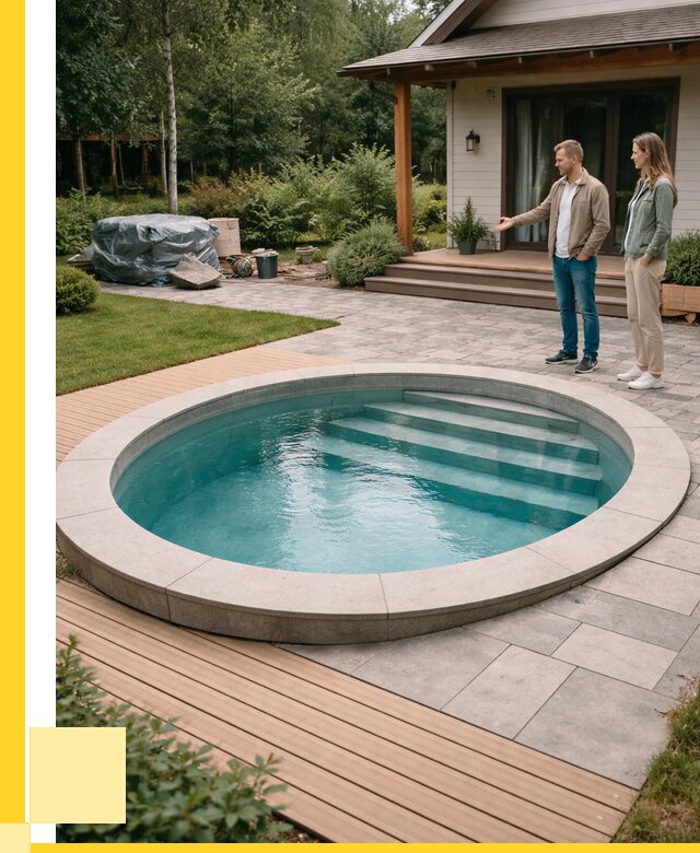 Бассейн на даче под ключ в Пятигорске от 205460 р., ЭриданПтг