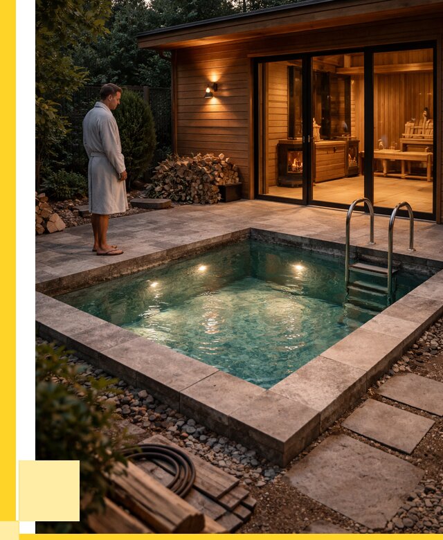 Бани с бассейном под ключ в Пятигорске от 97594 р. | ЭриданПтг