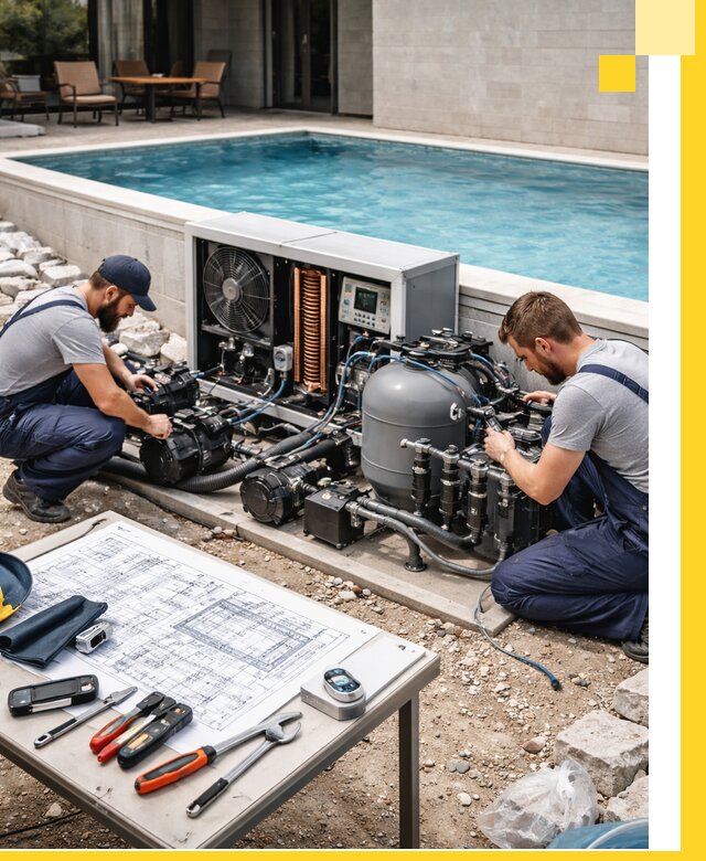 Проектирование и монтаж бассейнов с подогревом в Пятигорске