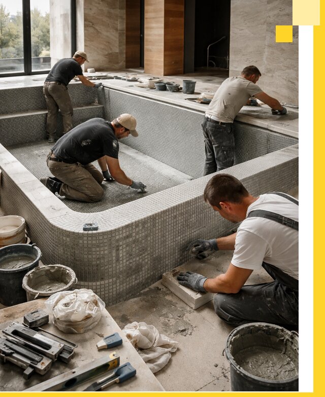 Строительство и установка СПА бассейнов под ключ в Пятигорске