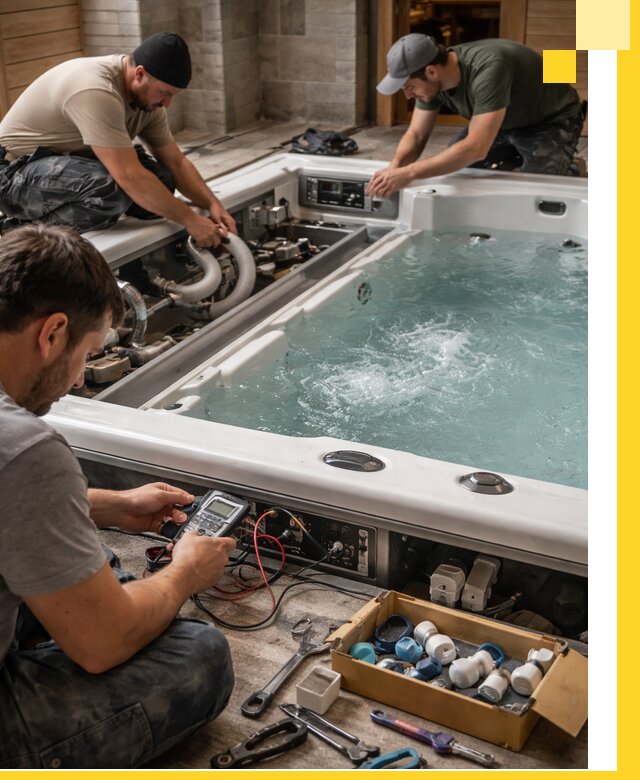 Гидромассажные бассейны под ключ в Пятигорске, дизайн и монтаж