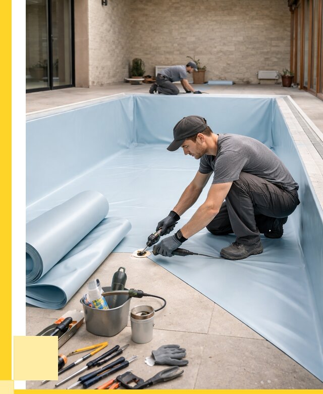 Пленка ПВХ для бассейнов в Пятигорске от 2568 р. | ЭриданПтг