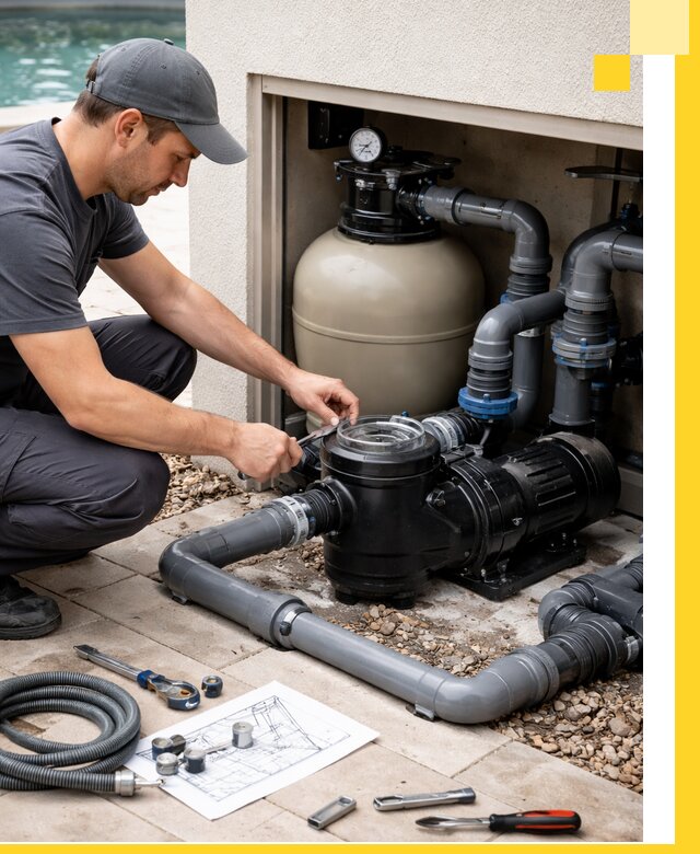 Поставка, монтаж и сервис насосов для бассейнов в Пятигорске