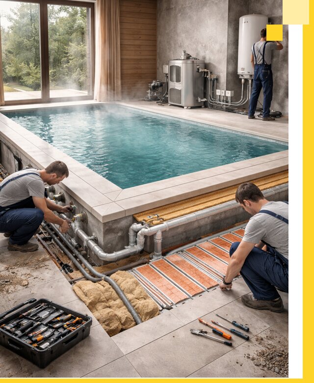 Проектирование и строительство тёплых бассейнов в Пятигорске