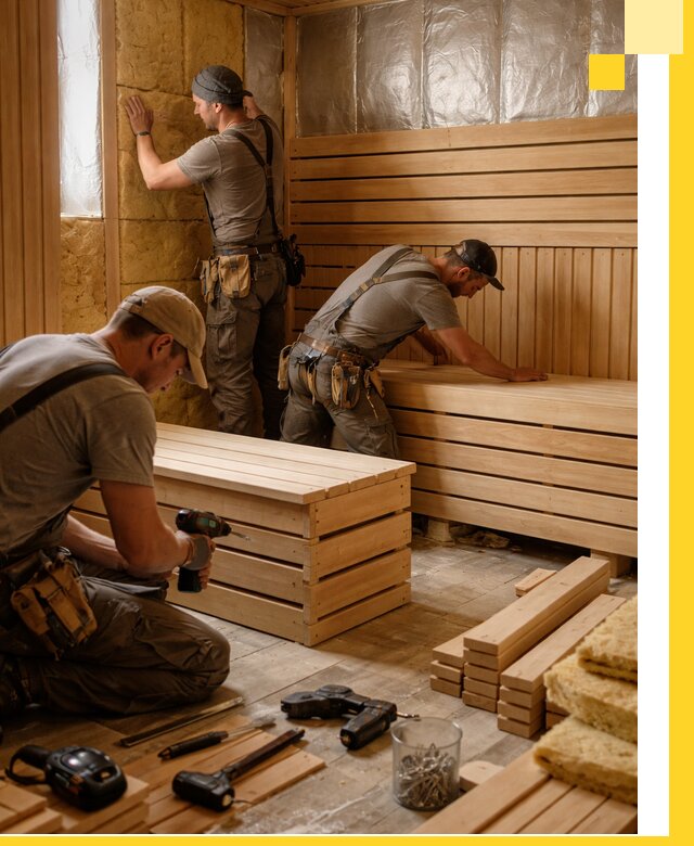 Профессиональное строительство саун под ключ в Пятигорске