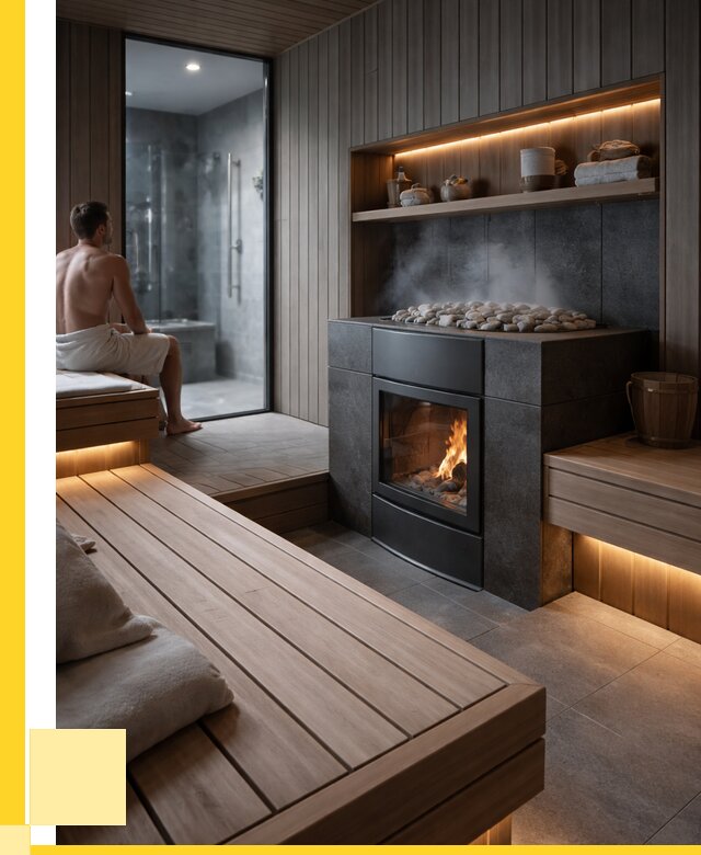 Проект сауны в частном доме в Пятигорске от 35956 р. | ЭриданПтг