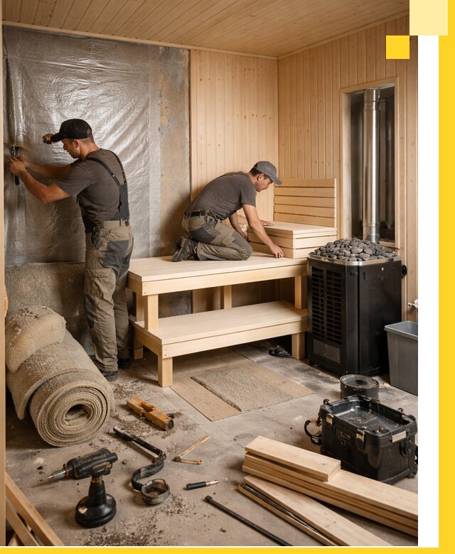 Проекты саун под ключ в Пятигорске дизайн и строительство