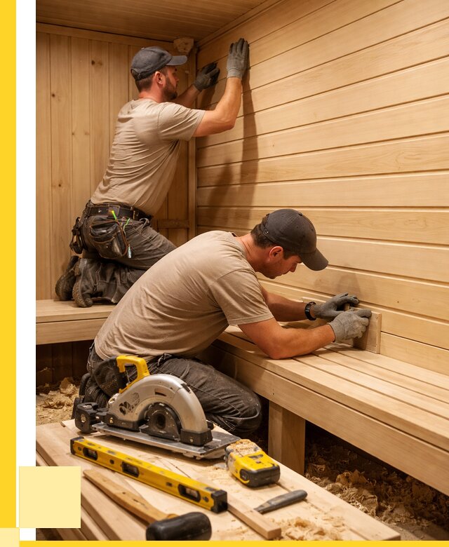 Обшивка саун вагонкой в Пятигорске от 2568 р. | ЭриданПтг