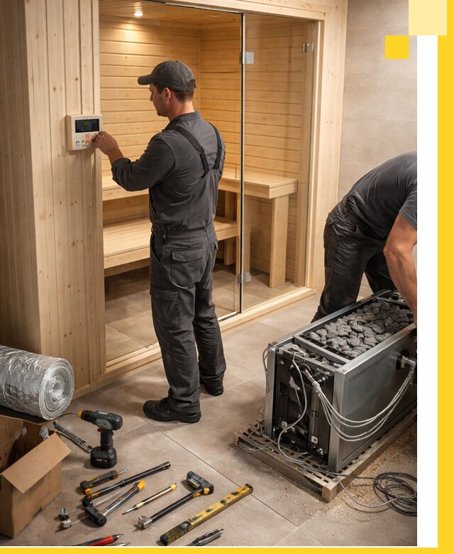 Поставка, установка и монтаж электрических саун в Пятигорске