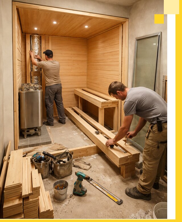 Проектирование и установка домашних саун под ключ в Пятигорске