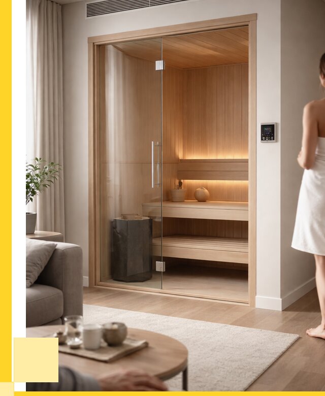 Сауна в квартире под ключ в Пятигорске от 123276 р. ЭриданПтг