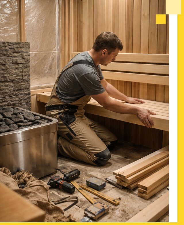 Сауны для дома под ключ с проектированием и монтажом в Пятигорске