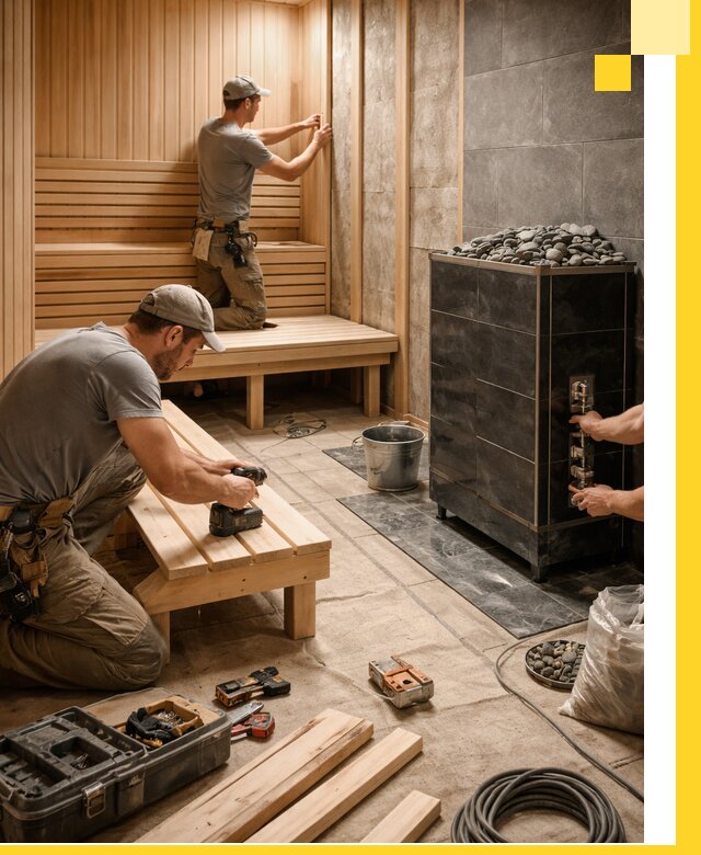Дизайн и строительство интерьерных саун под ключ в Пятигорске