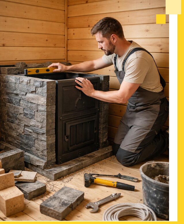 Производство и установка печей для саун под ключ в Пятигорске