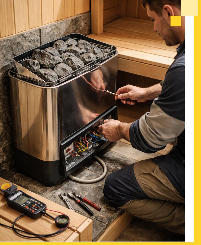 Продажа и установка электрокаменок для саун в Пятигорске