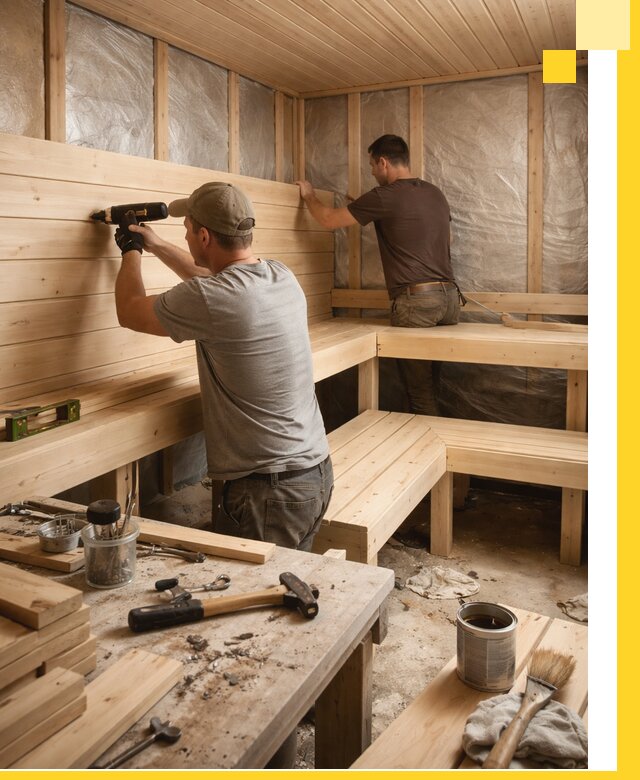 Профессиональная отделка бань и саун под ключ в Пятигорске