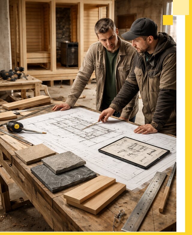 Проекты бань под ключ и планы строительства в Пятигорске