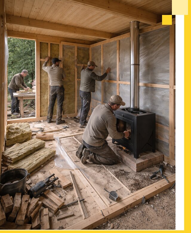 Профессиональный монтаж бань под ключ в Пятигорске для дома