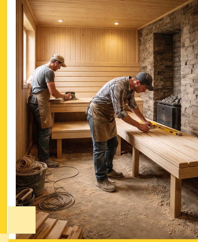 Отделка бани в Пятигорске: внутренняя отделка от 3082 р. | ЭриданПтг