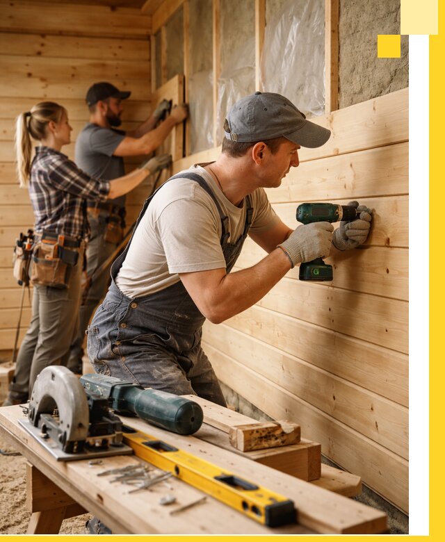 Обшивка бань под ключ в Пятигорске: отделка стен и потолков